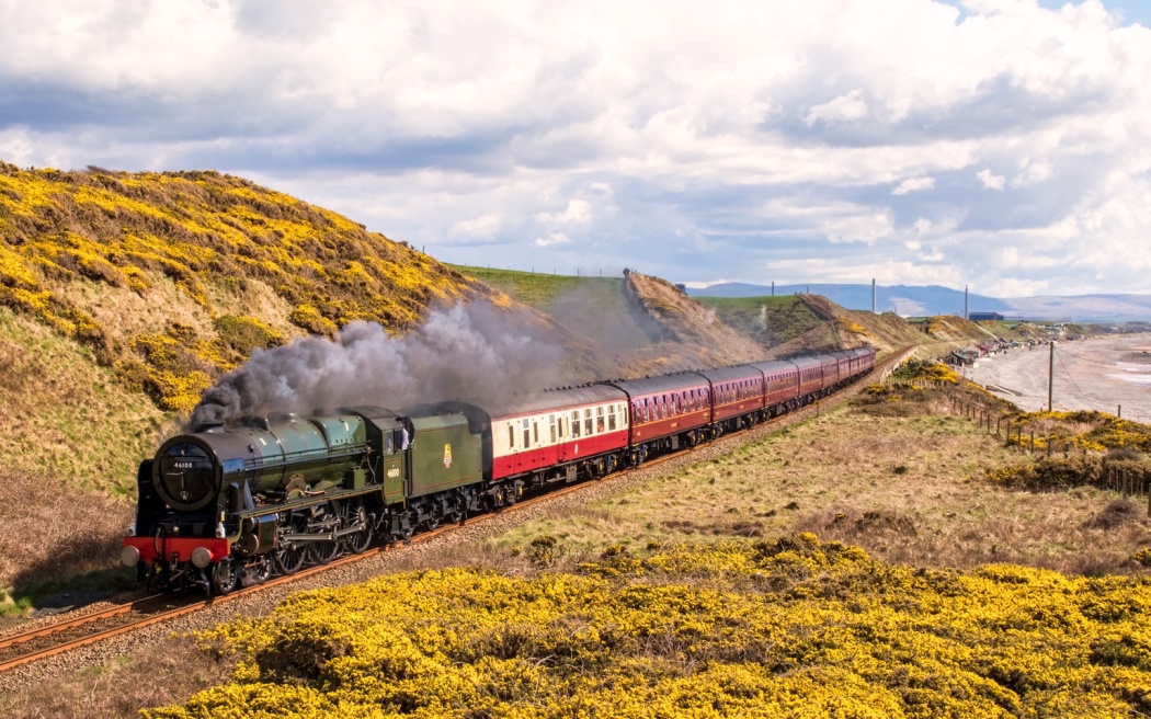 Dampfzug England Grpßbritannien