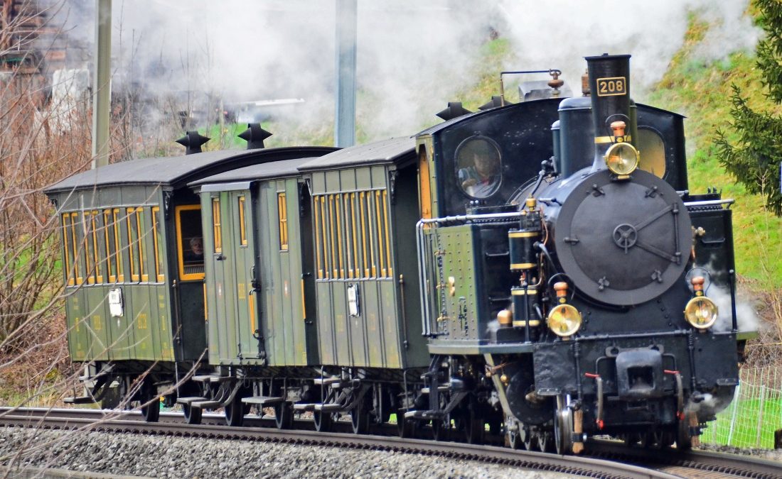 Eisenbahn Romantik Berner Oberland Dampfzug Nostalgie