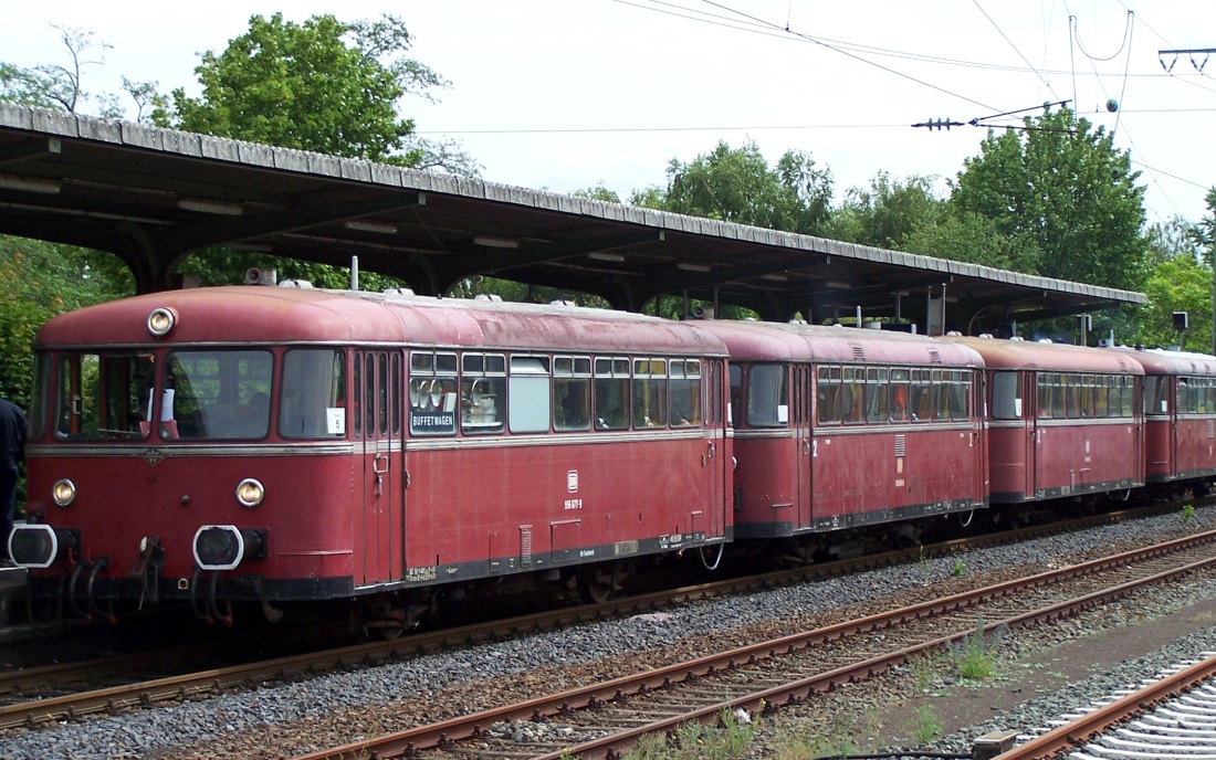 Museumseisenbahn, Nostalgie, Roter Brummer Schienenbus, Uerdinger Schienenbus, Donnerbüchse