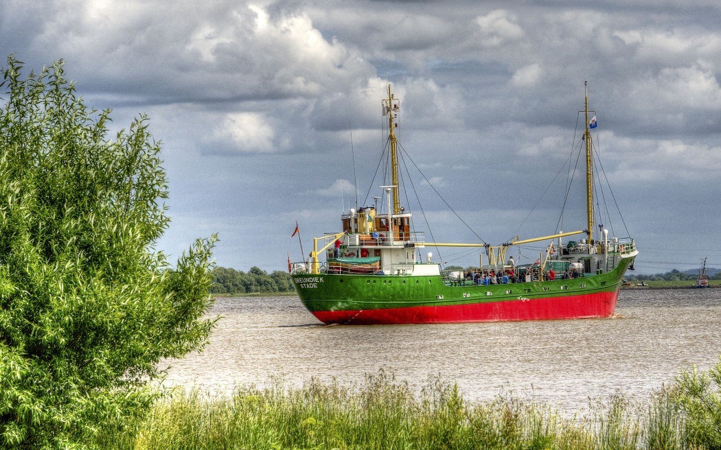 Nord-Ostsee-Kanal Brunsbüttel Elbe