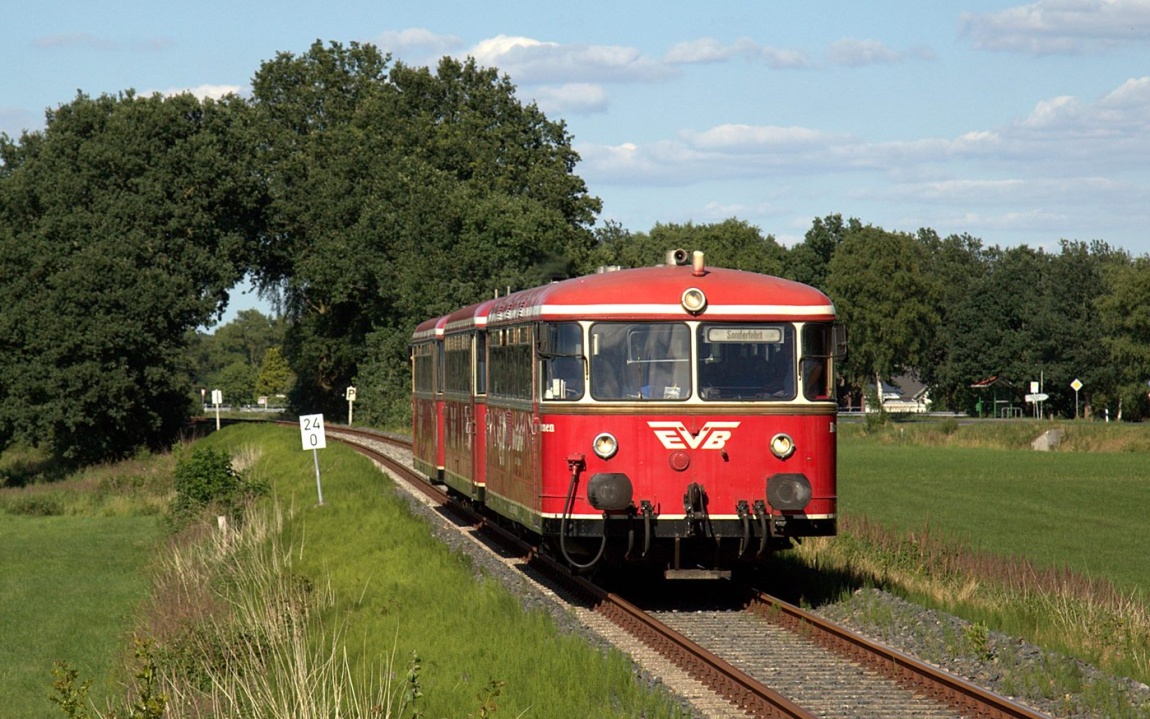 Classic Moor Express EVB Schienenbus Stade Bremen Urdinger Nostalgie, Roter Brummer Classsic Erlebnis