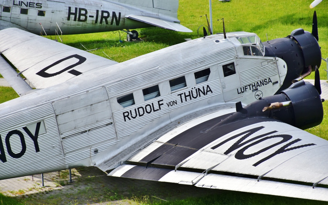 Classic Nostalgie Flugzeug Tante JU, JU 52