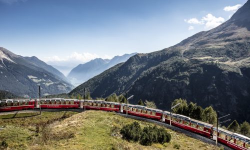 Bernina Express, Alp Grüm,